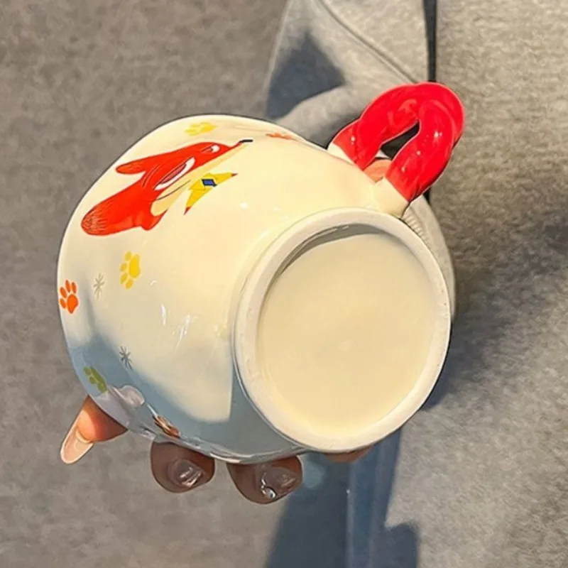 ديزني 360 مللي جوديث نيك القدح 2025 جديد أنيمي Clawharuser نمط المطبوعة اكسسوارات فنجان القهوة زوجين الكرتون كوب ماء هدية