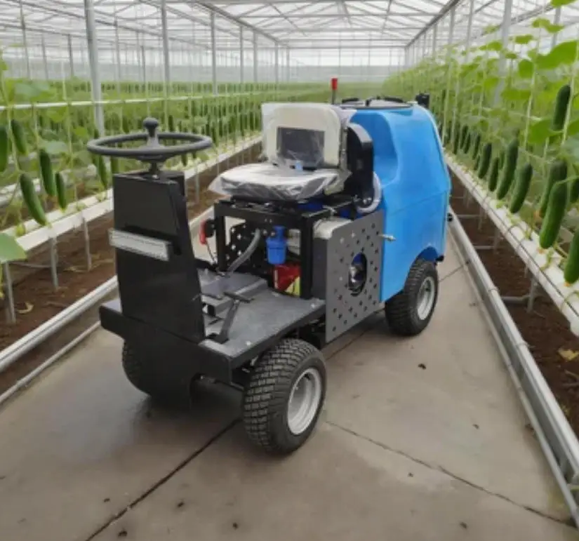 Vegetable greenhouse pesticide spraying four-wheel agricultural sprayer, multiple spraying effect agricultural sprayer