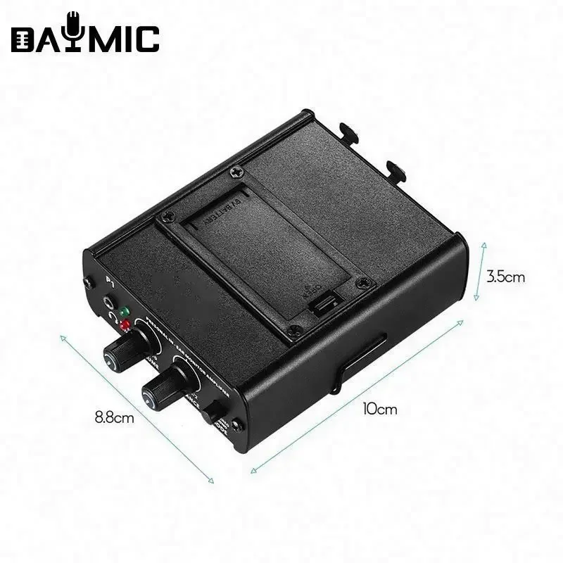 Professional Solo Stereo Monitor Headphone amplifier Mini XLR Inputs Ultra Compact Amplifier Factor earphone amp