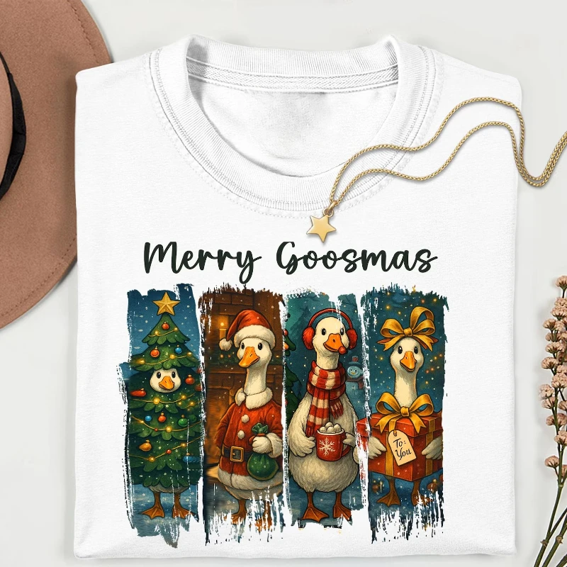 سويت شيرت Merry Goosmas للجنسين مضحك هدية العيد ملابس كاجوال عصرية ناعمة ومريحة للخريف والشتاء بغطاء للرأس حراري