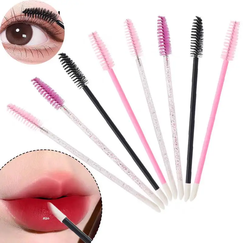 50PCS Eyelashes Brushes Wholesaler Disposable Lash Mascara Brush Lashes Extension Eyebrow Lipstick Wands Applicator Makeup Tool