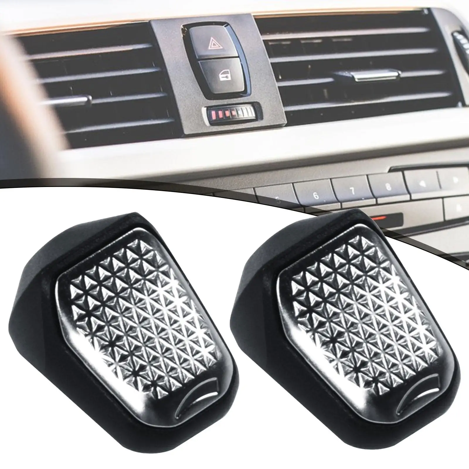 

2 шт. Запасные ручки для вентиляционных отверстий, легко устанавливаются, для BMW X5, X6, X7, прямая замена, высокая производительность