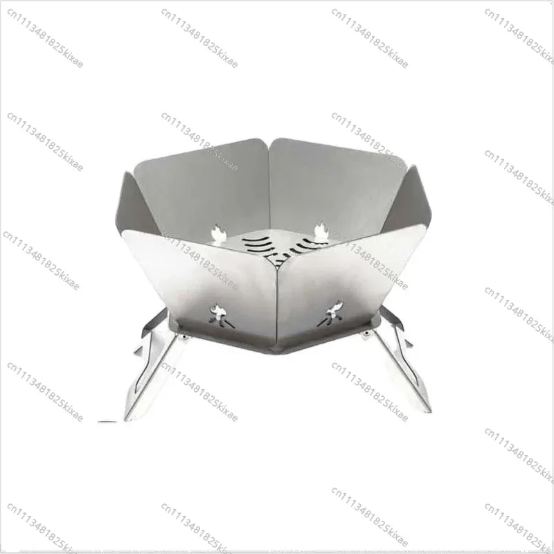 For Stainless Steel Folding Grill Outdoor Camping Picnic Barbecue Fire Grill Camping Incinerator Stove