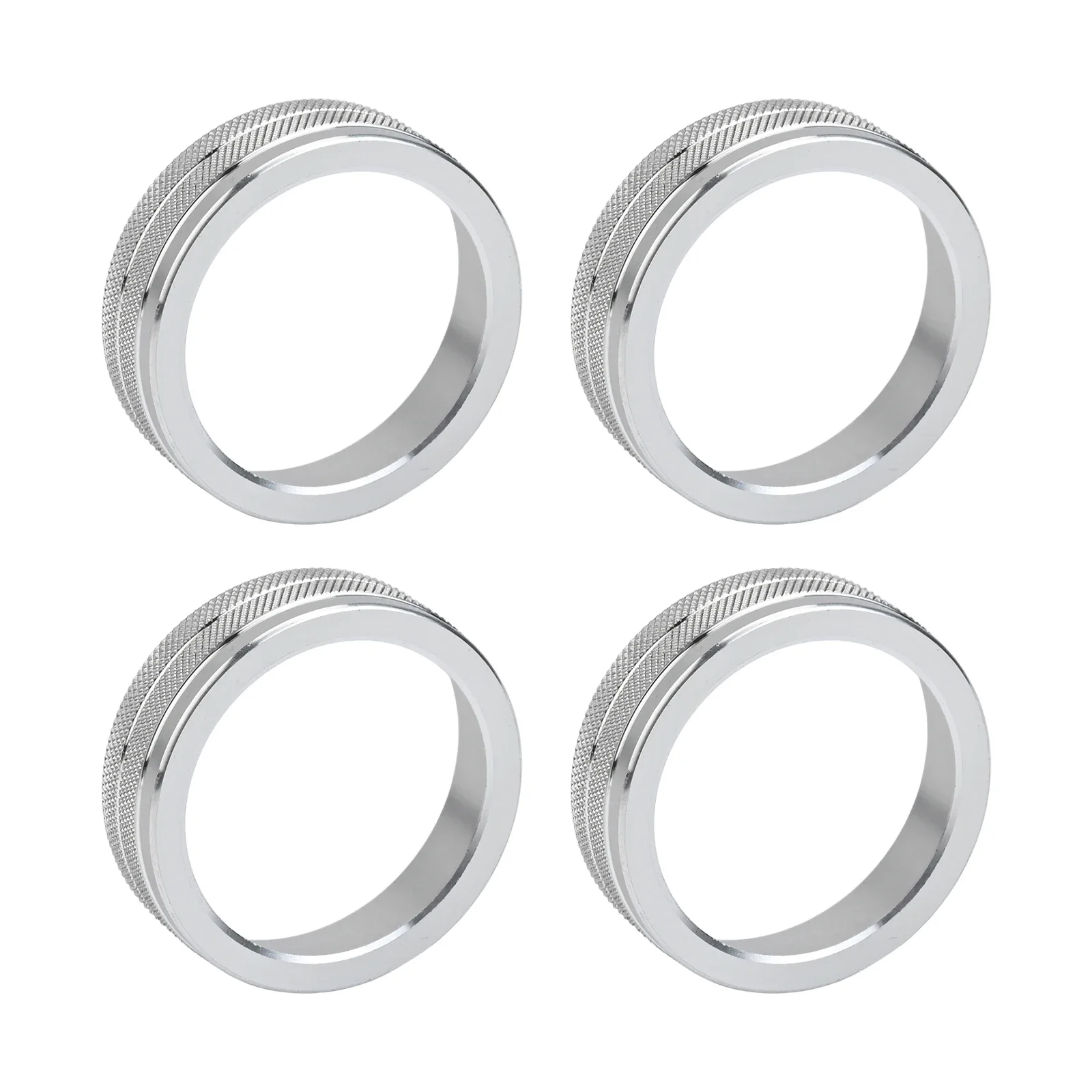 Air Conditioning And Audio Knob Cover Set For VOLVO Models XC60 S60 S80 V40 Providing Enhanced Grip And Stylish Interior Finish