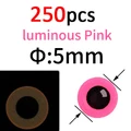 250pcs pink 5mm