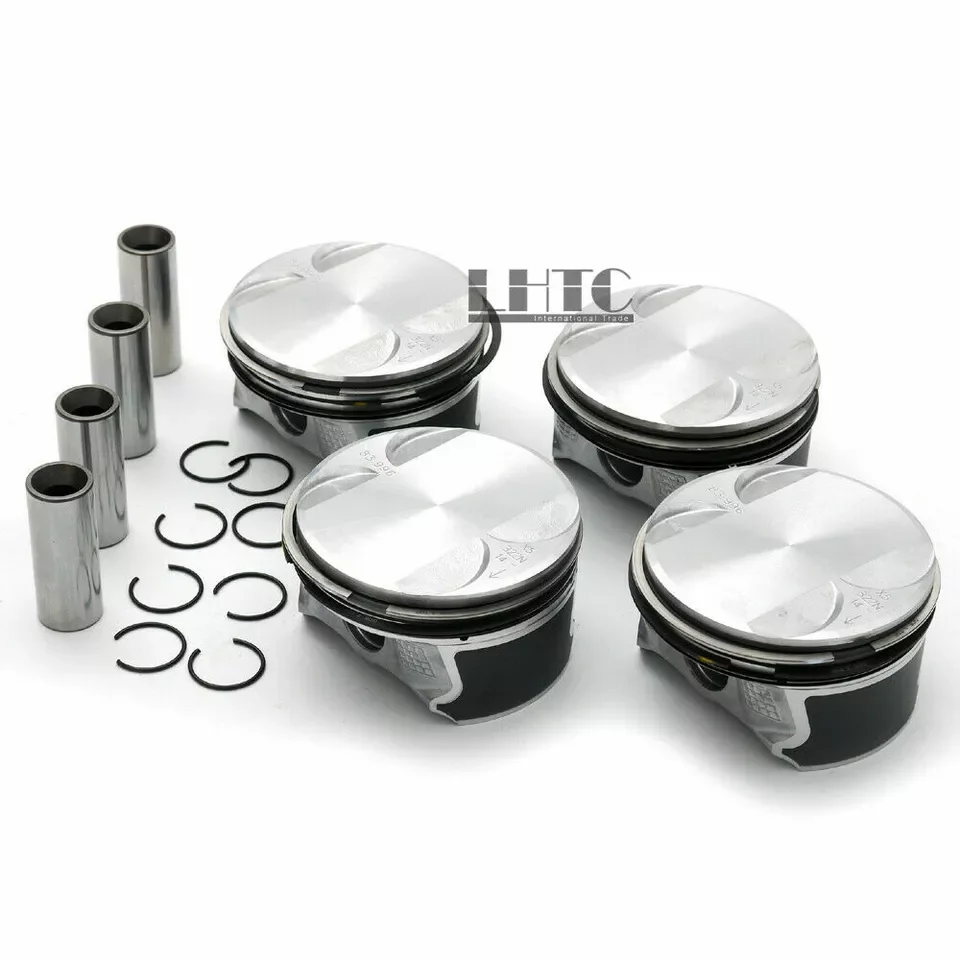 4 قطع مجموعة المكبس STD Ø84mm لسيارات BMW N42B20A N46B20A N45 E46 E90 E81 116i 316i OE #   11 25 7 562 453