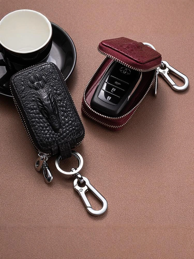 porta-chaves-de-couro-genuino-com-padrao-de-crocodilo-de-alta-qualidade-bolsa-masculina-de-camada-dupla-com-grande-capacidad