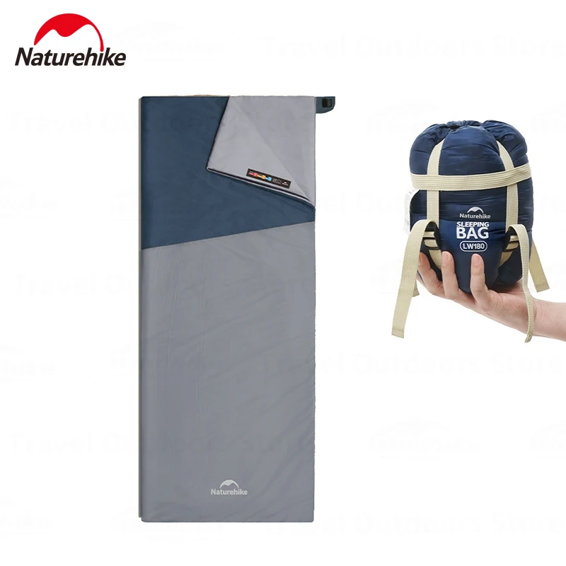 Naturehike 2025 nuevo MINI saco de dormir 760g ultraligero portátil empalme colcha de verano al aire libre Camping senderismo saco de dormir de algodón