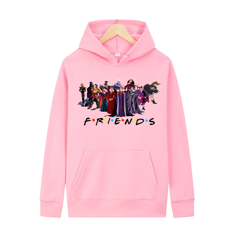 Friends Clown Hoodies Men Fashion Horror Film Printed Sweatshirts Women Casual Cool Harajuku Streetwear Hooded Pullovers