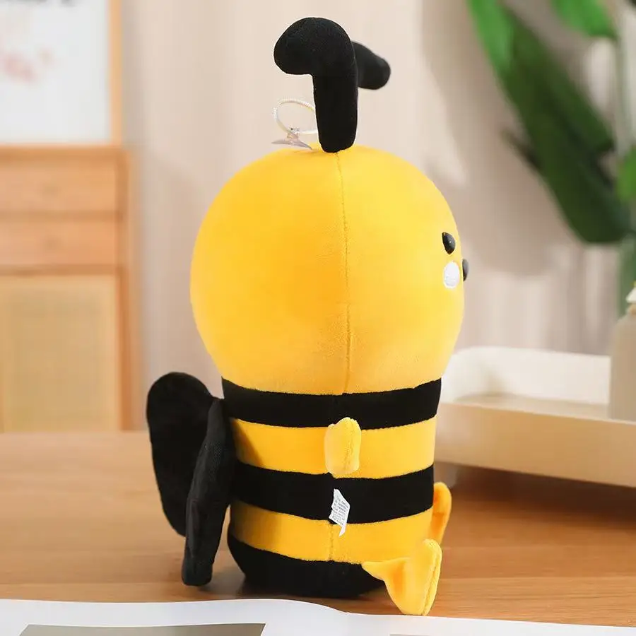 20/30cm Simulated Bee Doll Stuffed Plush Toy Handmade Doll Cartoon Anime Cute Pillow Fun Children's Birthday Gift Doll