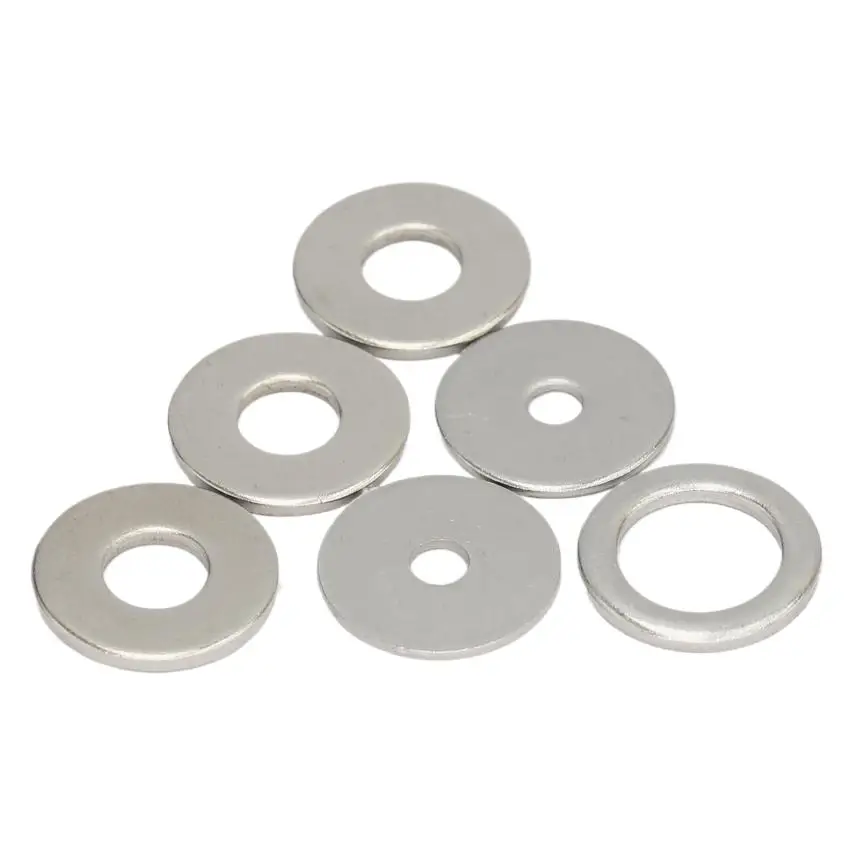 M1.6 M2 M3 M4 M5 M6 M8 M10 M12 M14 M16 M18 M20-M27 316 Stainless Steel GB848 DIN9021 O Ring Spacer Gasket Shim Round Flat Washer