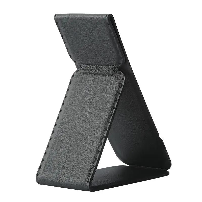 

Новая складная подставка для телефона из искусственной кожи, настольный кронштейн, подставка для пальцев, поддержка портативного тонкого держателя для мобильного телефона 15 14 Max