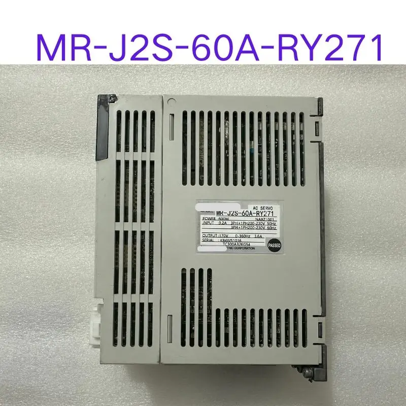 Used Servo driver MR-J2S-60A-RY271 Test OK Fast Shipping