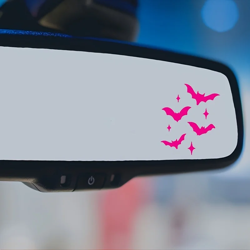 

Waterproof, Suitable for Car Mirrors, Windows, Halloween Decorative Accessories Animal Printed Bat Car Decal Decorative Sticker