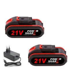 21V Cordless Rechargeable Worx Battery Power Battery Spare Battery,Replace 36VF 48VF 88VF Impact Drill Electric Chainsaw Scissor