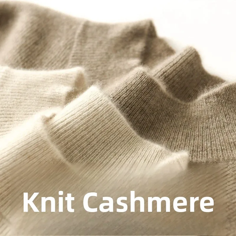 

Slim Fit Women's Wool Knit Base irt f High Collar Knitted Sweater Autumn Winter Faion Commute Sle Long Sve Regula...