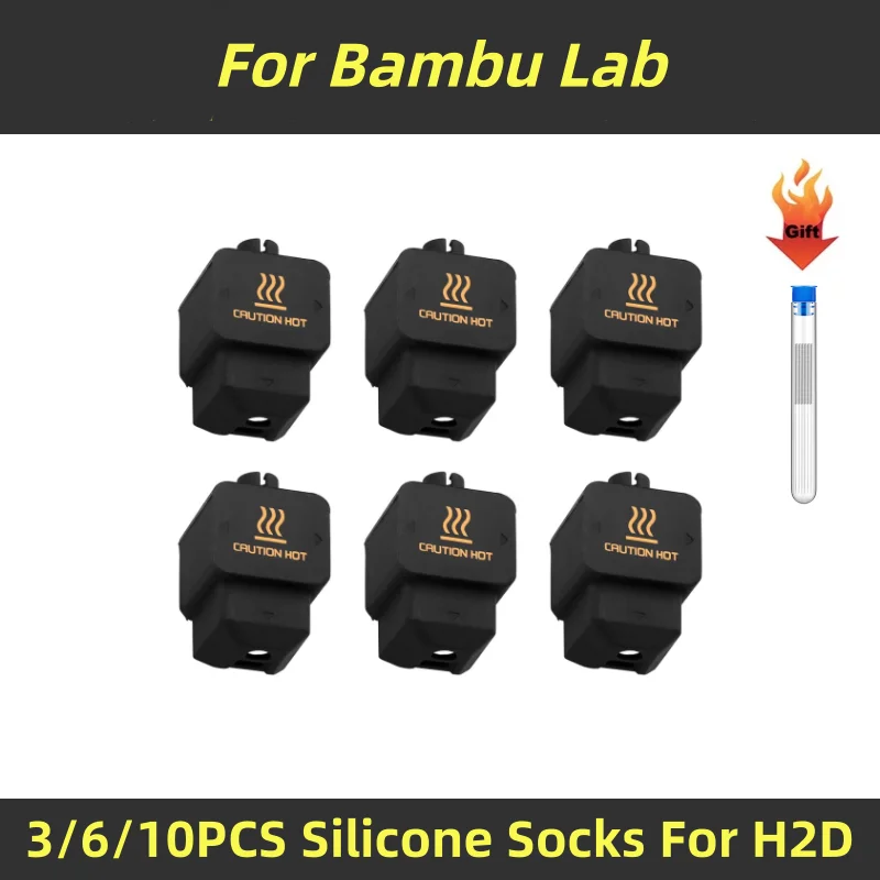 

3D Printer Hot end Silicone Socks For Bambu Lab H2D High Temperature Resistance insulation 3D Printer Parts Accessories