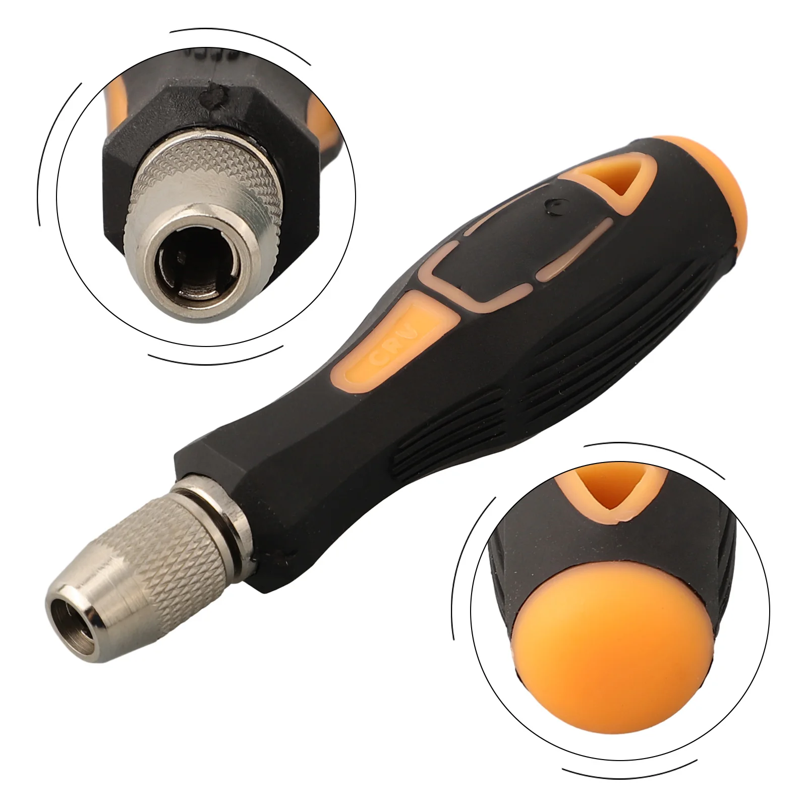 801 802 Screwdriver Bit Handle 5mm 6mm Portable Round Electric Screwdriver Bit Handle Self-locking Chuck