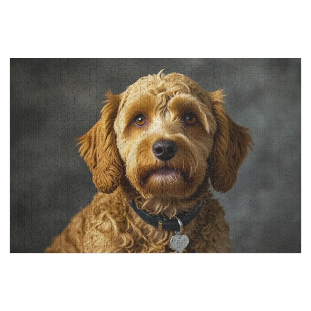 

Cockerpoo Portrait Jigsaw Puzzle Scale Motors Personalized Gifts Customized Kids Gift Puzzle
