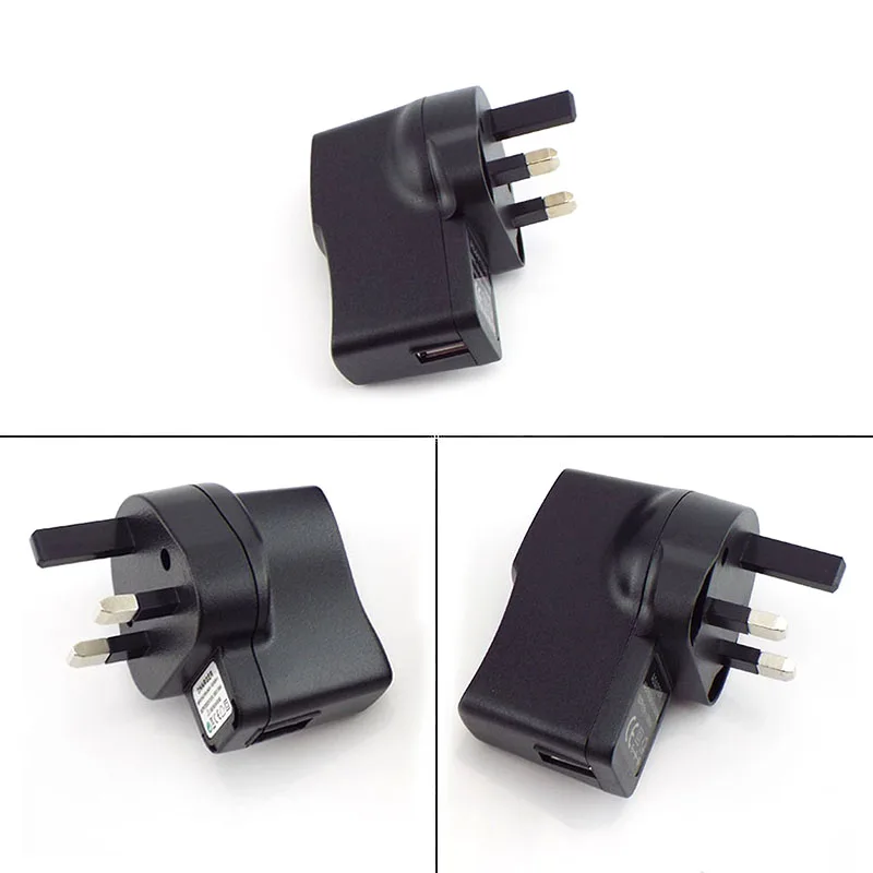 UK plug 3pin 100V-240V AC to USB Port DC Power Supply 5V 1A 2A 3A Adapter Charger Charging J17