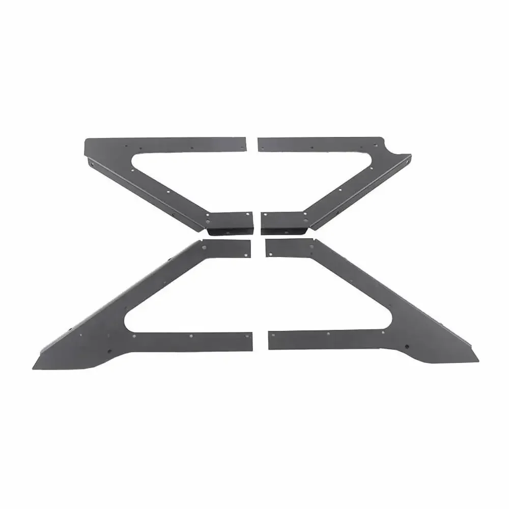 Rear Inner Driving Drum Fender Liners for Jeep Wrangler JK JKU 2007-2017 Steel Sheet Black Splash Guards Lightweight Design
