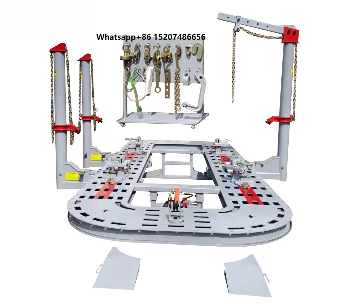 First-Rate Manganese & Stainless Steel Vehicle Frame Bench 5600x2200mm Worktable CE/ISO-9001 Certified Automobile Chassis System