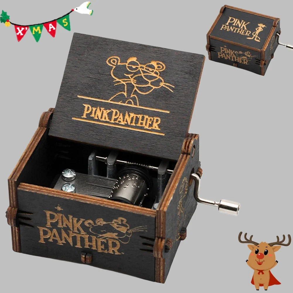 Stitch Anime tema madera manivela Octave caja de música creativa pareja boda amigo cumpleaños Navidad Decora regalos juguete de recuerdo