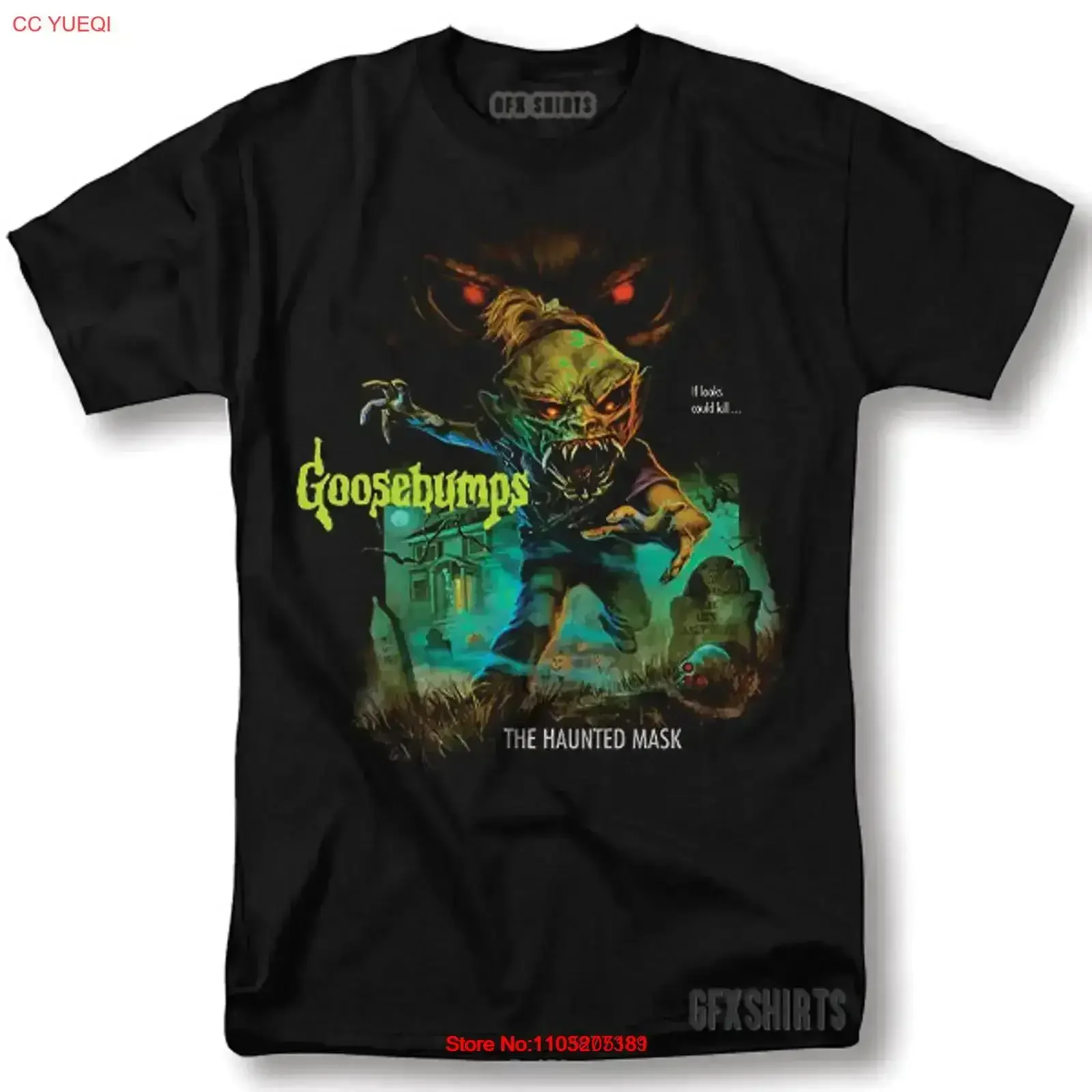 Goosebumps T Shirt Movie Classic Retro Vintage Design Washed streetwear designer clothes Breathable Soft Versatile vintage