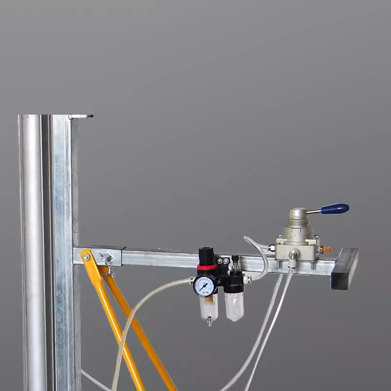 NFeumatic electric hammer lifting bracket, one-button automatic telescopic bracket for planting steel bars, ceiling impact drill