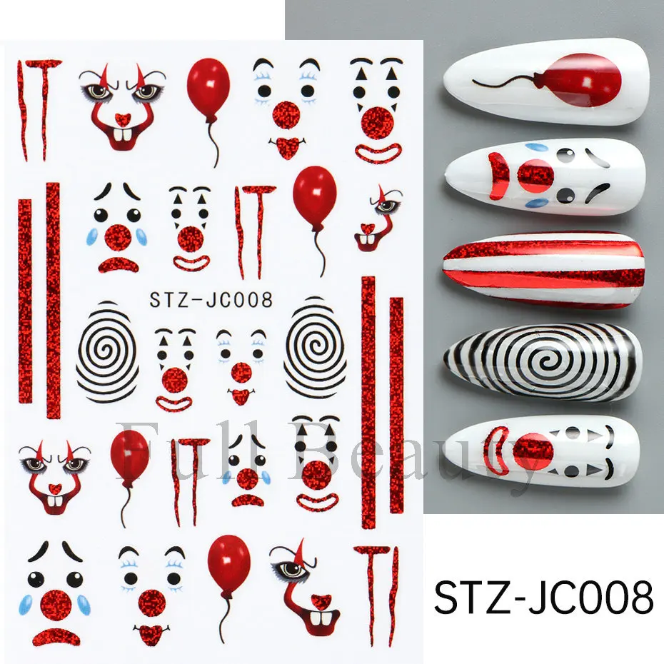 3D ブロンズグリッターフローラルネイルステッカー ウォーターデカールネイルステッカー プレスオンゴールデンペタル ホワイトデイジーデカールステッカー ネイルデコレーション