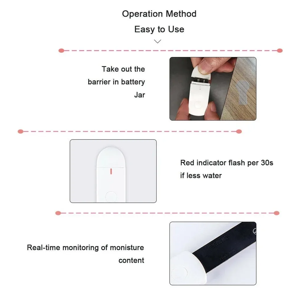 Intelligent Soil Moisture Tester Soil Humidity Hygrometer Monitor for Farm Lawn Plants Flowers Convenient Gardening Tool