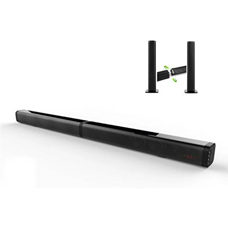 

2019 Samtronic Hot Sale Sound bar ,Flat Screen Wireless Soundbar Speaker for Home Theatre System AUX/OPTICAL/USB/TF Card/remote