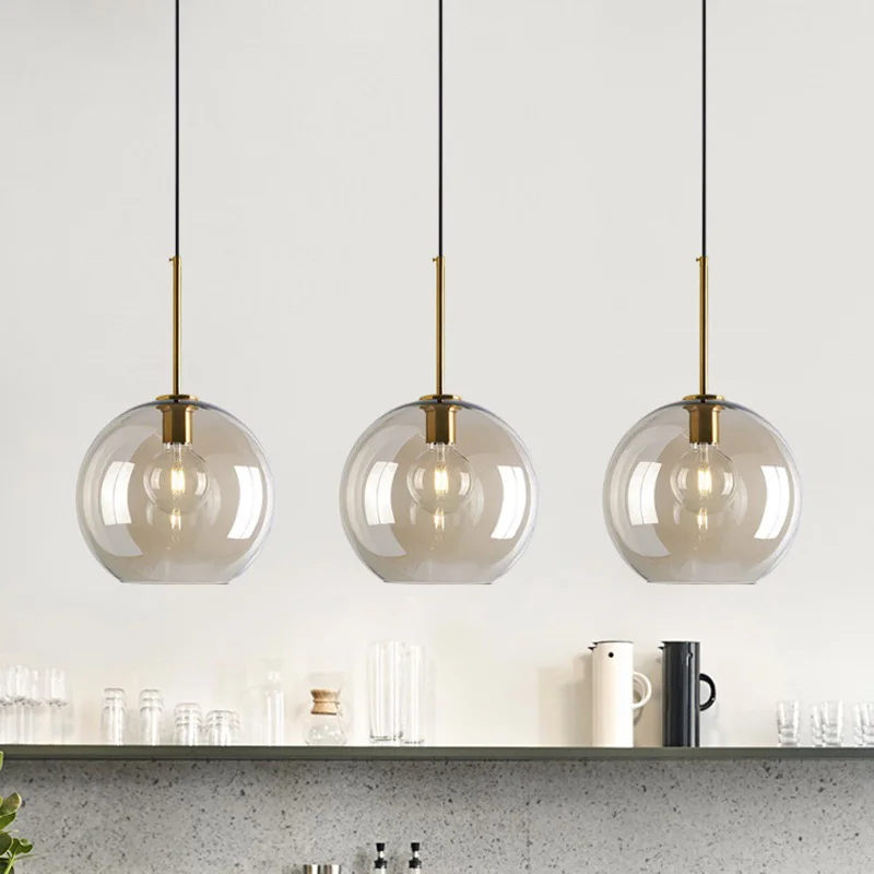 DINDALLED moderne verre suspension salle à manger lampe suspendue pour cuisine île Suspension chambre chevet Lustre lustre