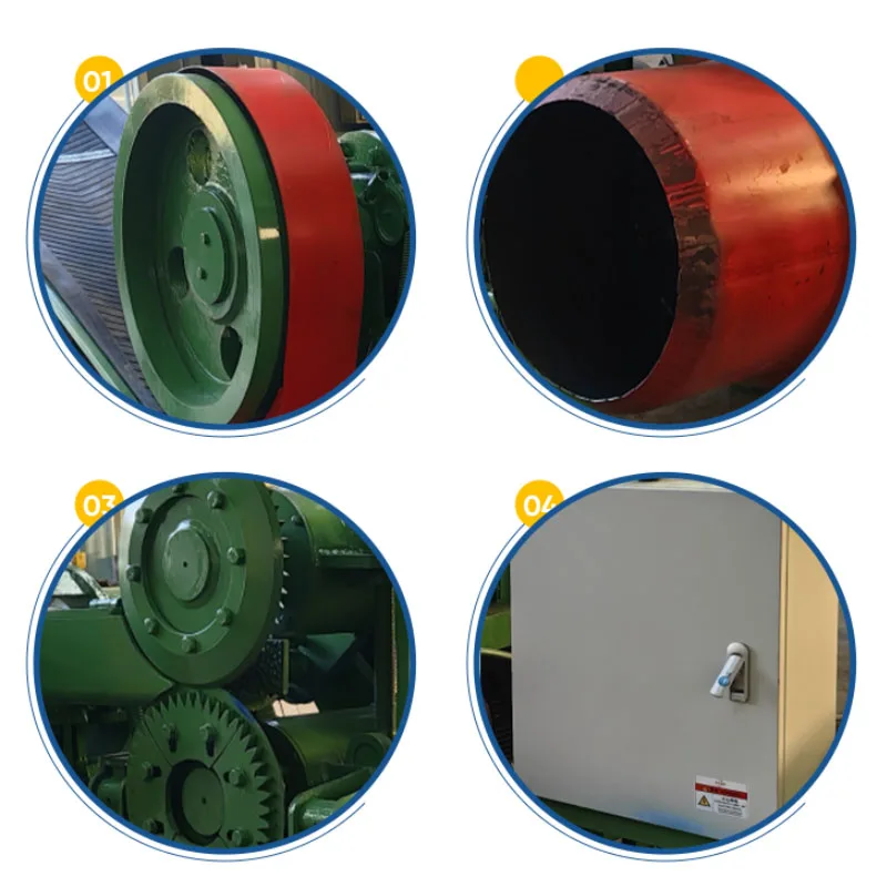 Truck Tire Cutter Machine Tire Recycling and Sidewall Cutting Waste Tire Strip Block Cutter Rubber Cutting Machine