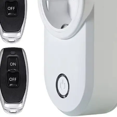 15A 433MHz Remote Control Socket For Smart Power Outlet For Home Appliance Light EU Standard Electrical Receptacle