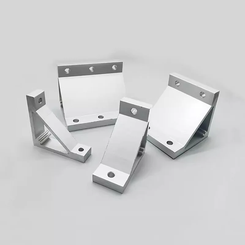 4Pcs 90 Degree Corner Angle Bracket 2020 3030 4040 4545 5050 6060 Connection Joint for V-Slot T-Slot European Aluminum Profiles