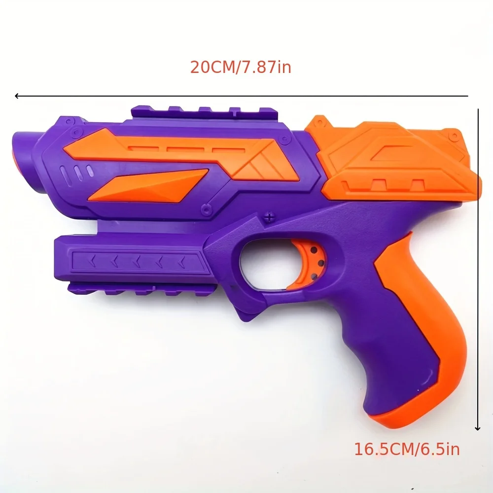 New Model Eva Soft Bullet Gun Colorful Soft Toy Gun With Orange & Blue Design Foam Bullets Included Ideal For Parties Birthdays - Image 6