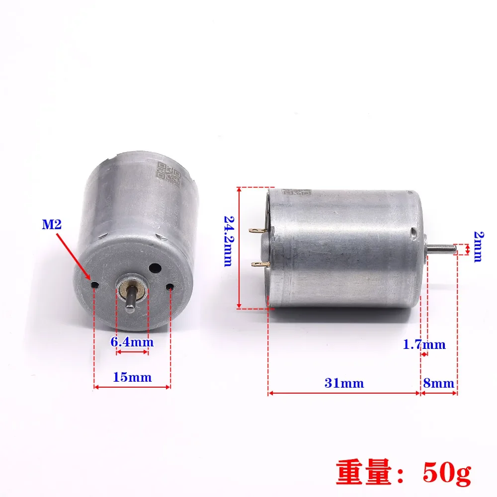 MABUCHI RK-370CA-15350 Motor DC 12V-24V 13V 6000RPM Mini 370 24mm Electric Motor for Pump Gear Motor Home Appliance
