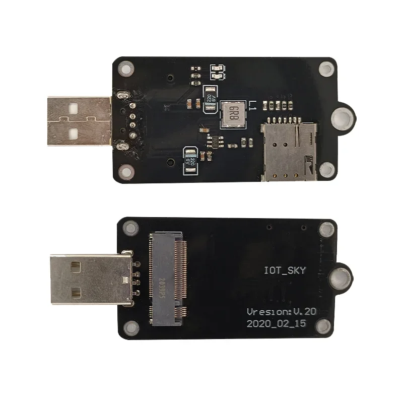 M.2 para USB 2.0 Adapter Board, adequado para 42x30mm B-chave Módulos