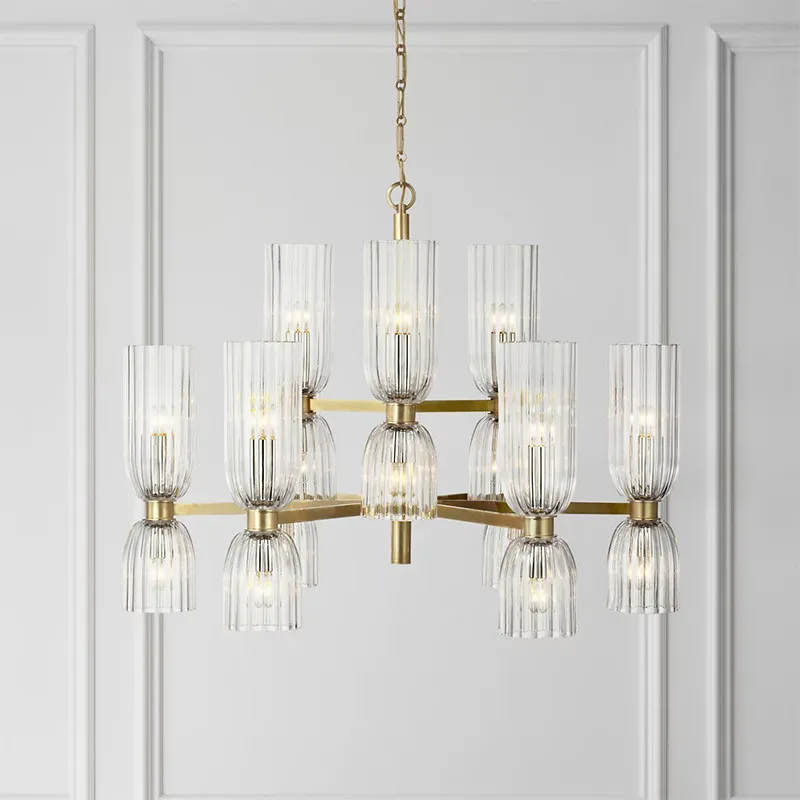 

Стеклянная люстра Asalea для гостиной, подвесной светильник для дома, декор для кухонного острова, лестничный подвесной светильник, светодиодный подвесной светильник для лестничного пролета