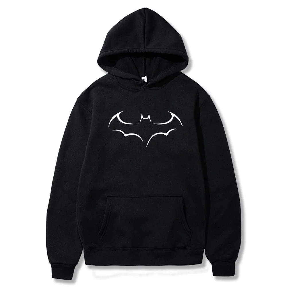 

Men's Bat Printed Hoodie Loose Casual Top Men's Spring and Autumn Hoodie Women Sweatshirts Comfortable Streetwear Hoodies