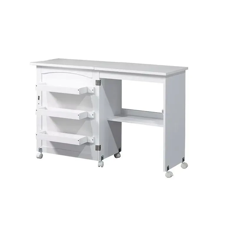 Adjustable modern wooden locker with 3 shelves for living room furniture