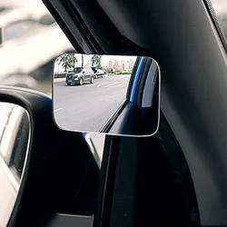 Espejo retrovisor para coche, espejo redondo pequeño, ajustable a 360 grados, adicional, auxiliar