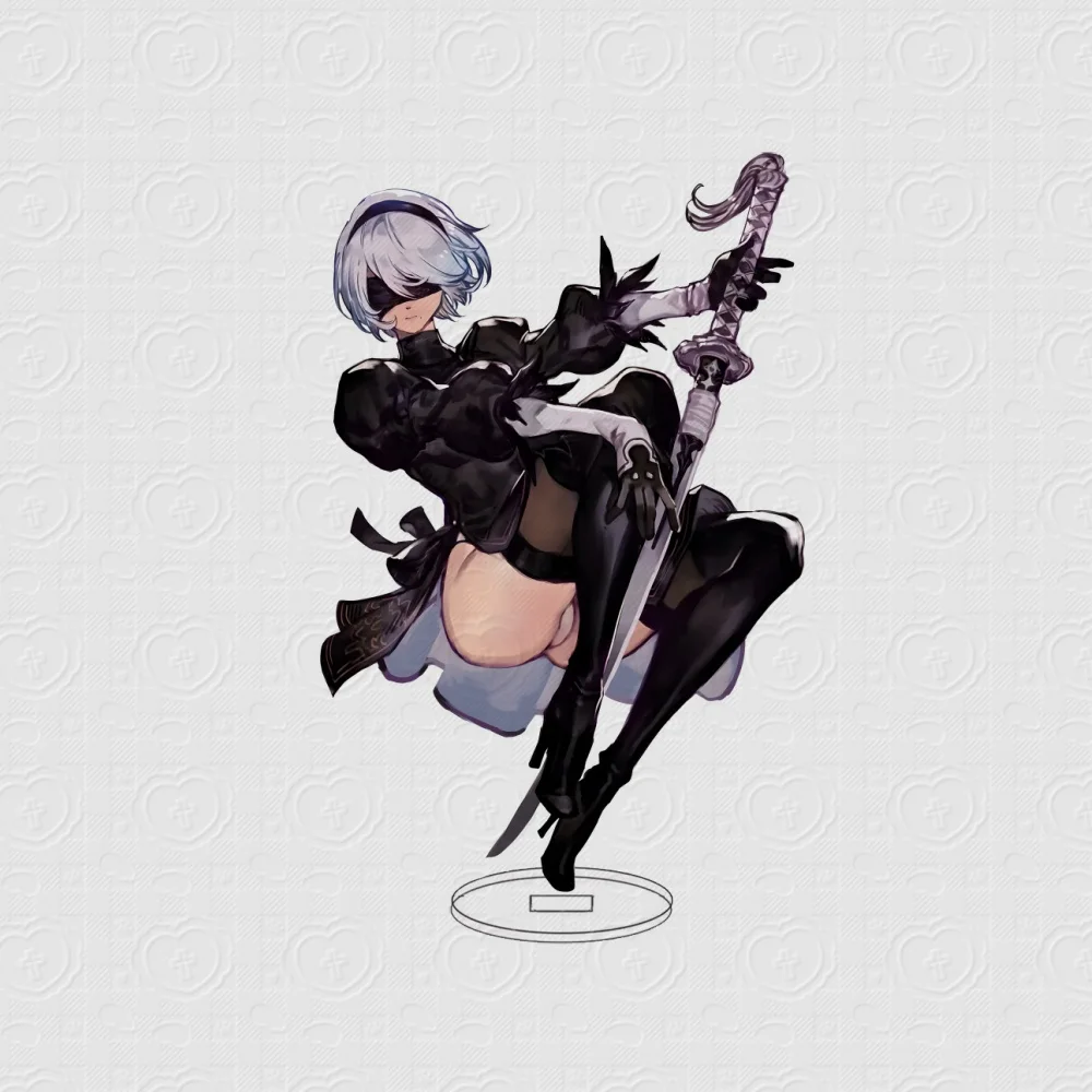 15 سنتيمتر لعبة NieR: ورشة أوتوماتا الاكريليك حامل نموذج تأثيري شخصيات سحرية حلية اكسسوارات عيد الميلاد جمع الهدايا #4