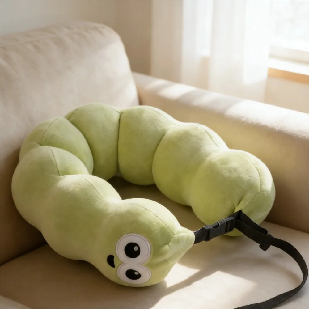 

Creative Cartoon U-Shaped Neck Pillow Comfortable Portable Office Nap Travel Plane Use