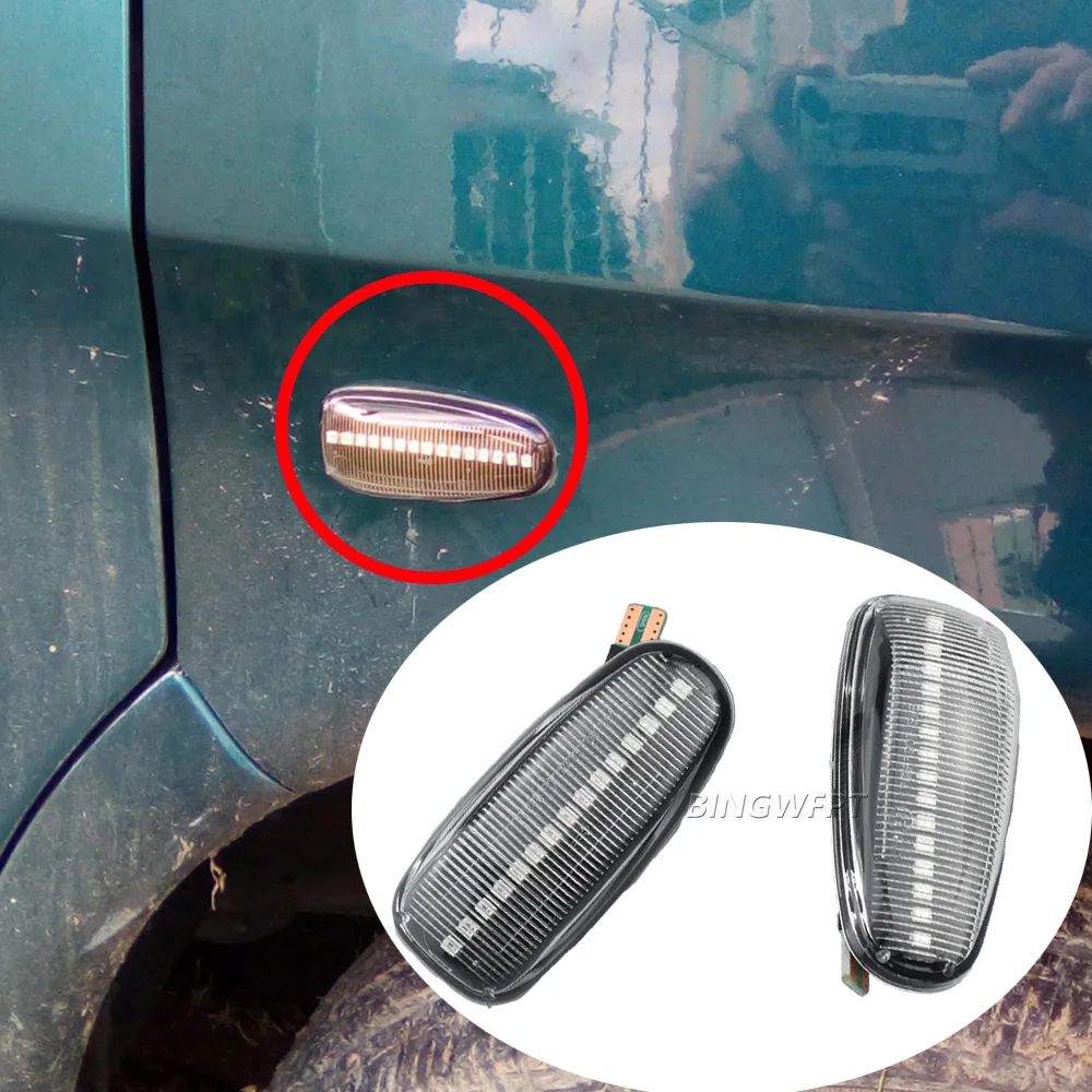 

2 шт. высококачественные боковые габаритные фонари-указатели поворота для Mercedes-Benz Vito W638 1996-2003, E-Class W210 1996-1999