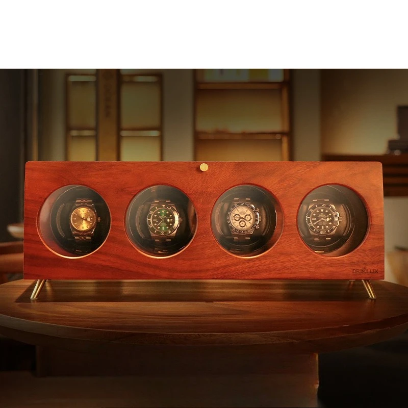 

Automatic mechanical watch solid wood household pendulum rotates the to place the artifact storage watch box
