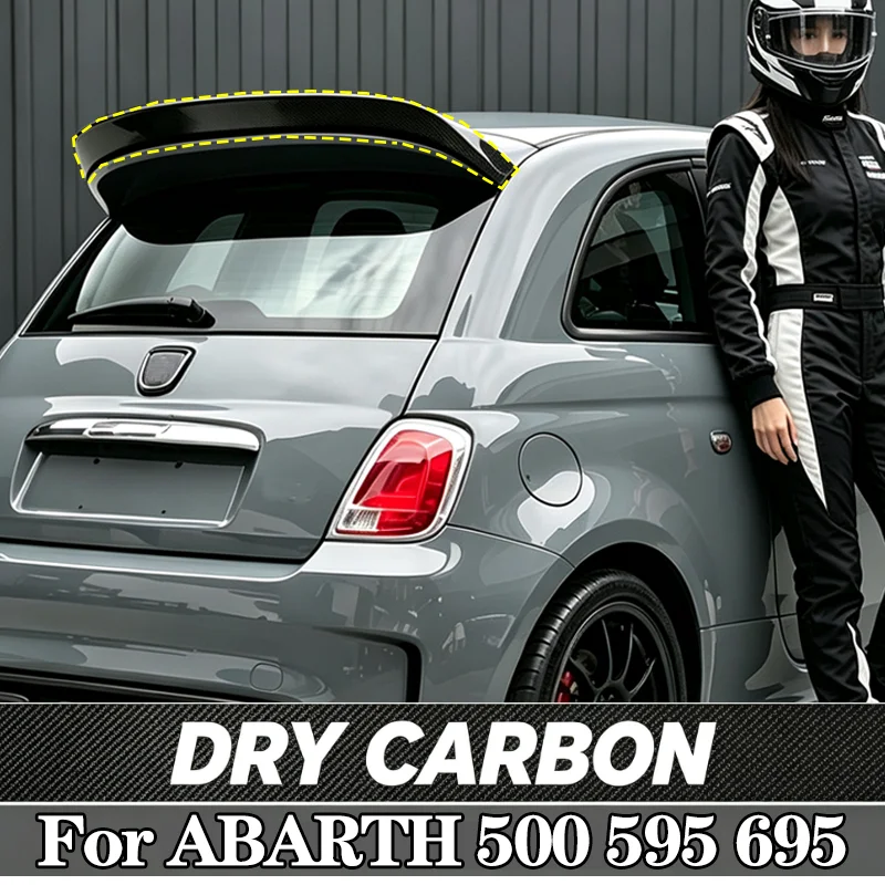 Roof spoiler for Abarth 595 and 695