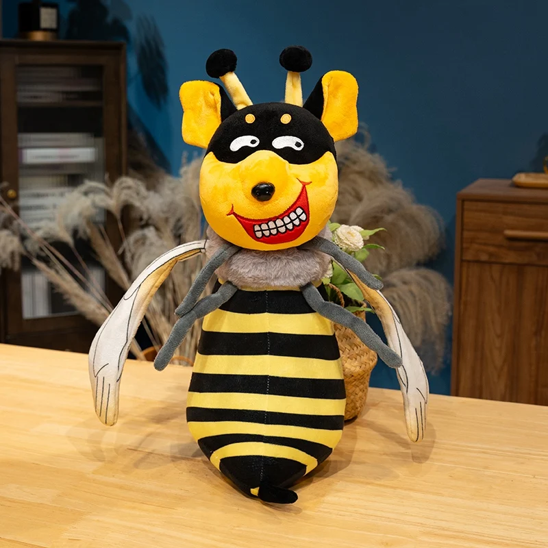 Bee Dog Creative Design Plush Doll Fun and Unique Styling Trick Friends Gift