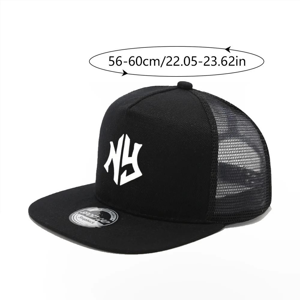 Set di 2 cappelli hip-hop e borse a tracolla |   Set da due pezzi per esterni alla moda, rete traspirante, disegni di stampa NY perfetti per regalo